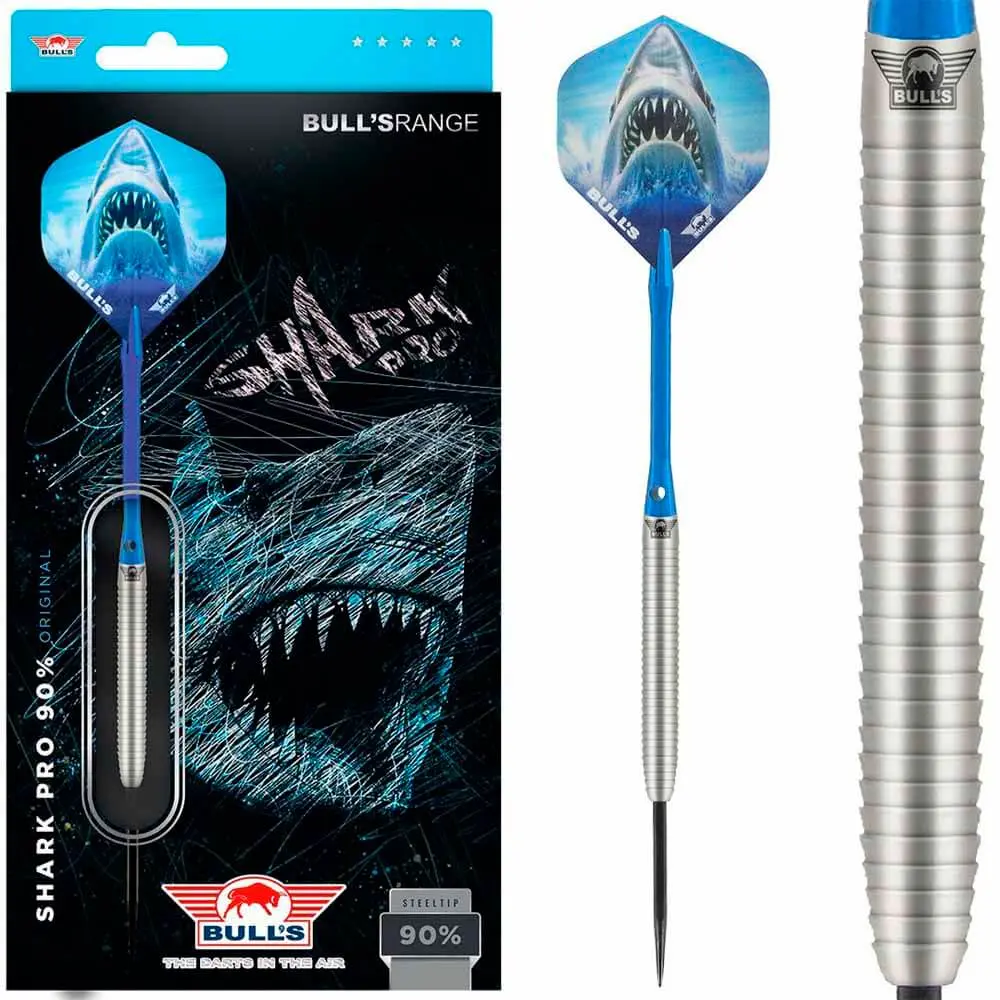 Dardos Bulls Darts Bulls Shark Pro Original P.Metal 90% 23gBu-13423A vista 3