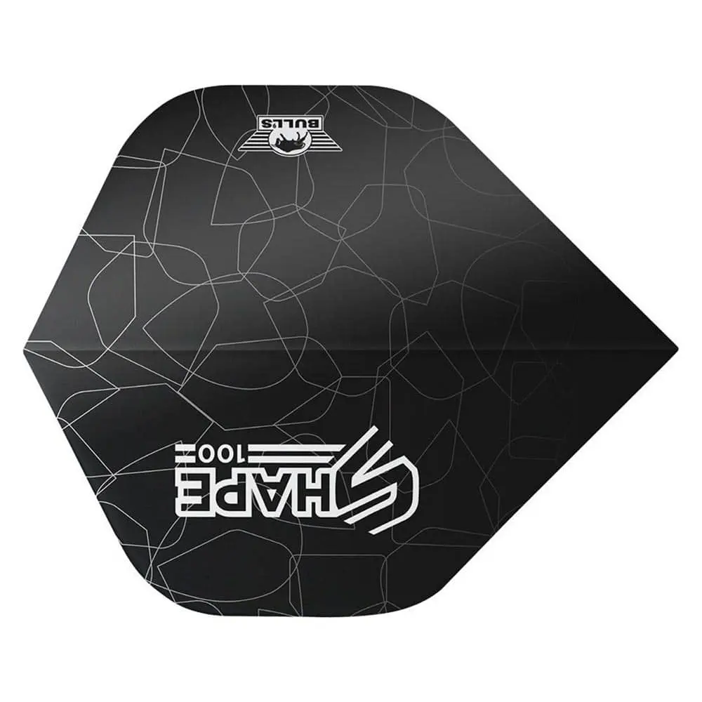 Plumas Bulls Darts Shape 100 Black StandardBU-50933 vista 3