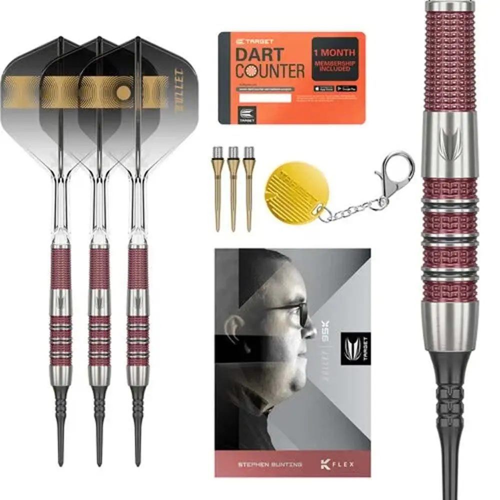 Dardos Target Darts Stephen Bunting 95K 95% Tungsteno 19g Profesionales vista 3