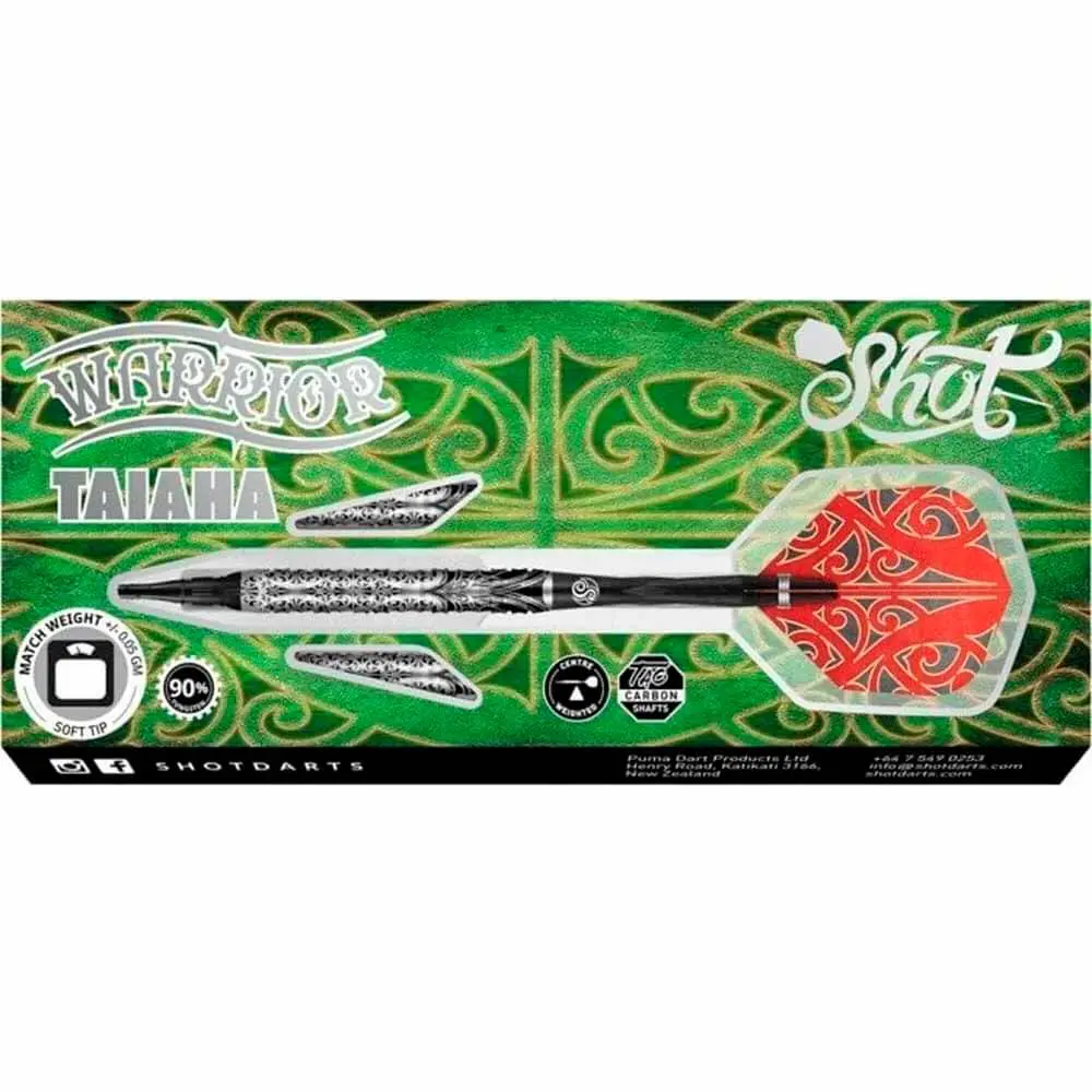 Dardos Shot Darts Taiaha SH- 90% Tungsteno 18g Profesionales vista 5