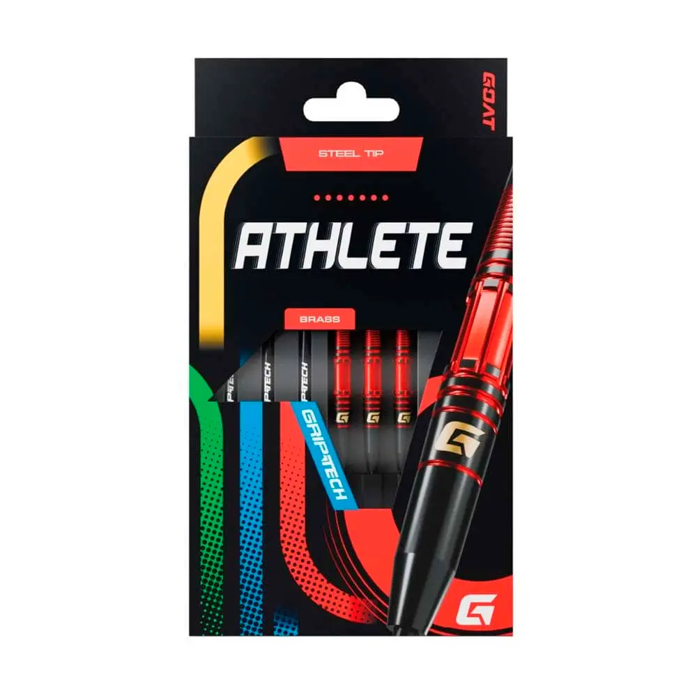 Dardos GOAT Athlete Red Steel Latón 11g vista 6