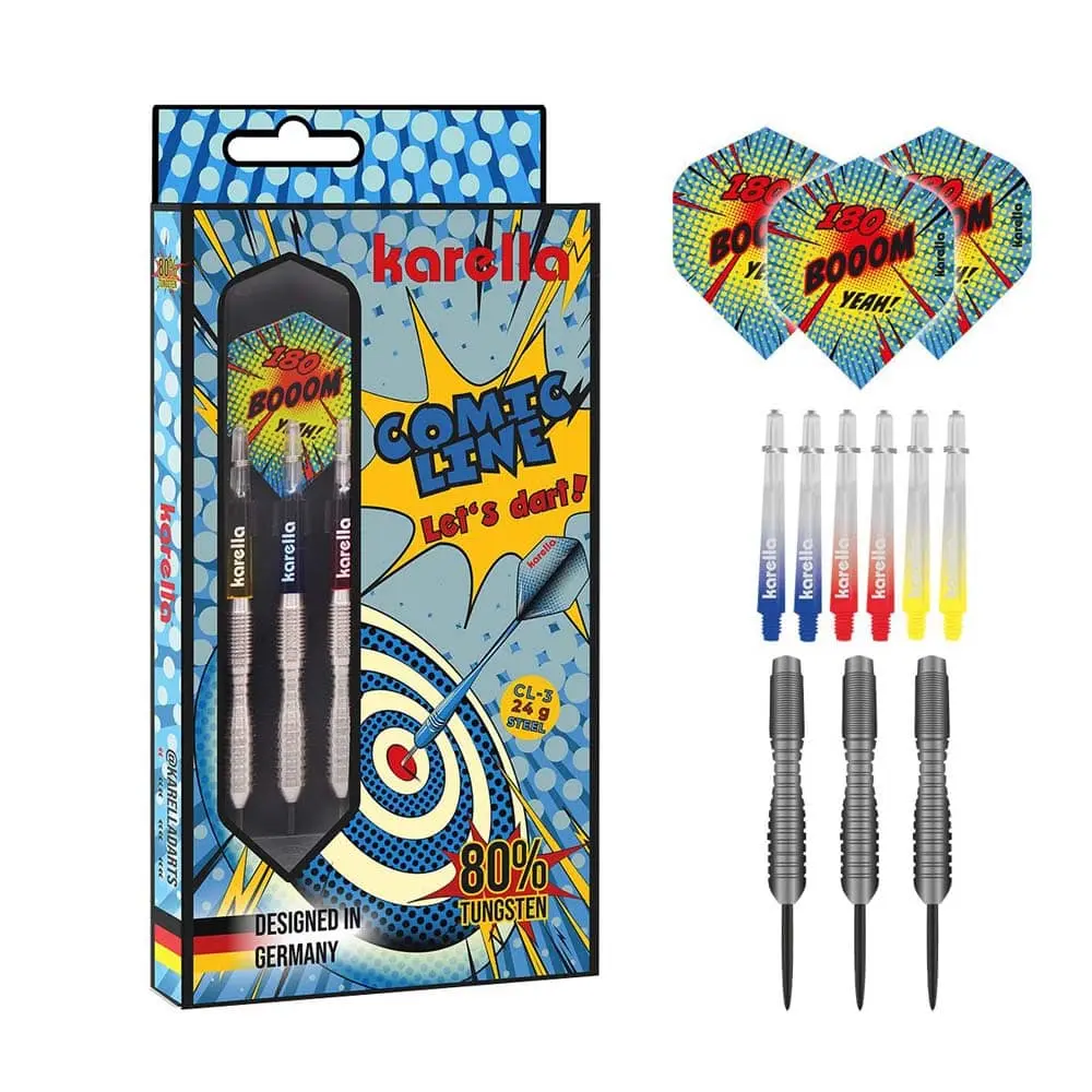 Dardos Karella Línea Comic CL-3 Steel 24gr8399.03 vista 2