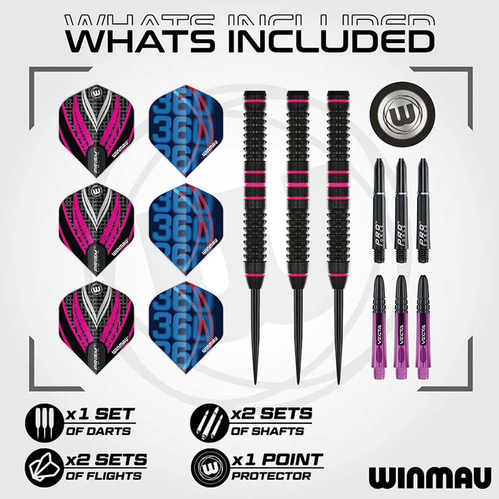 Dardos Winmau Team 360 Rebecca Allen P.Metal 90% 24gr1539.24 vista 6