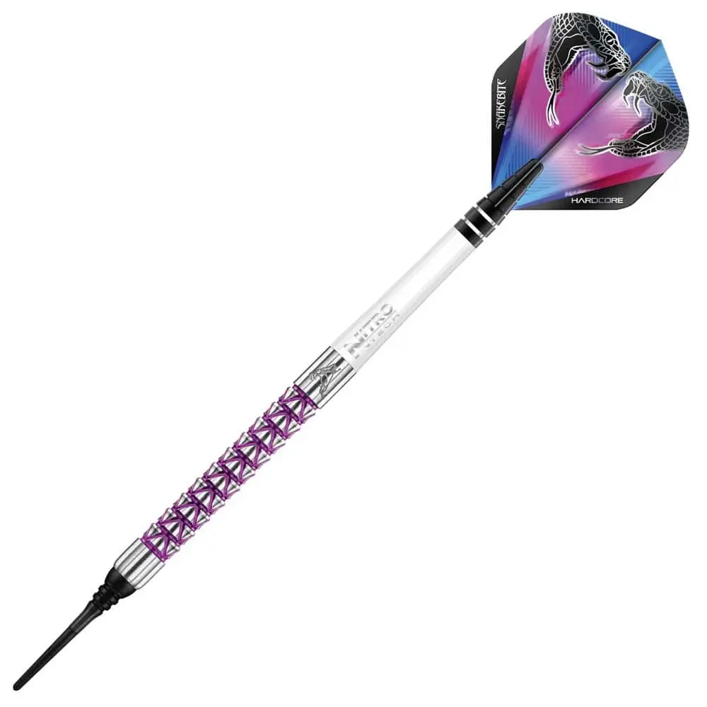 Dardos Red Dragon Peter Wright Snakebite Vyper Soft 90% Tungsteno 22g Profesionales
