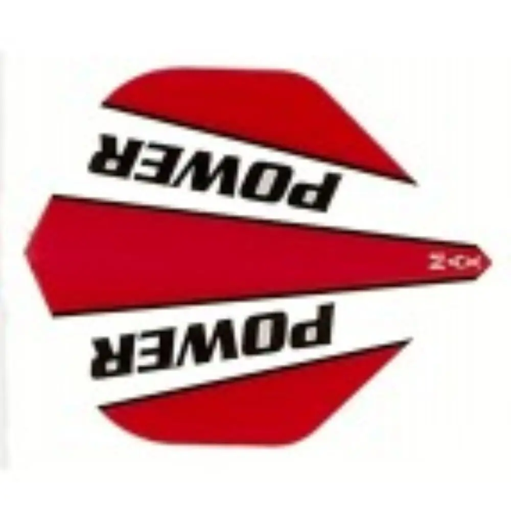 Plumas Power Max Standard Logo Roja/BlancaPX-106 vista 3
