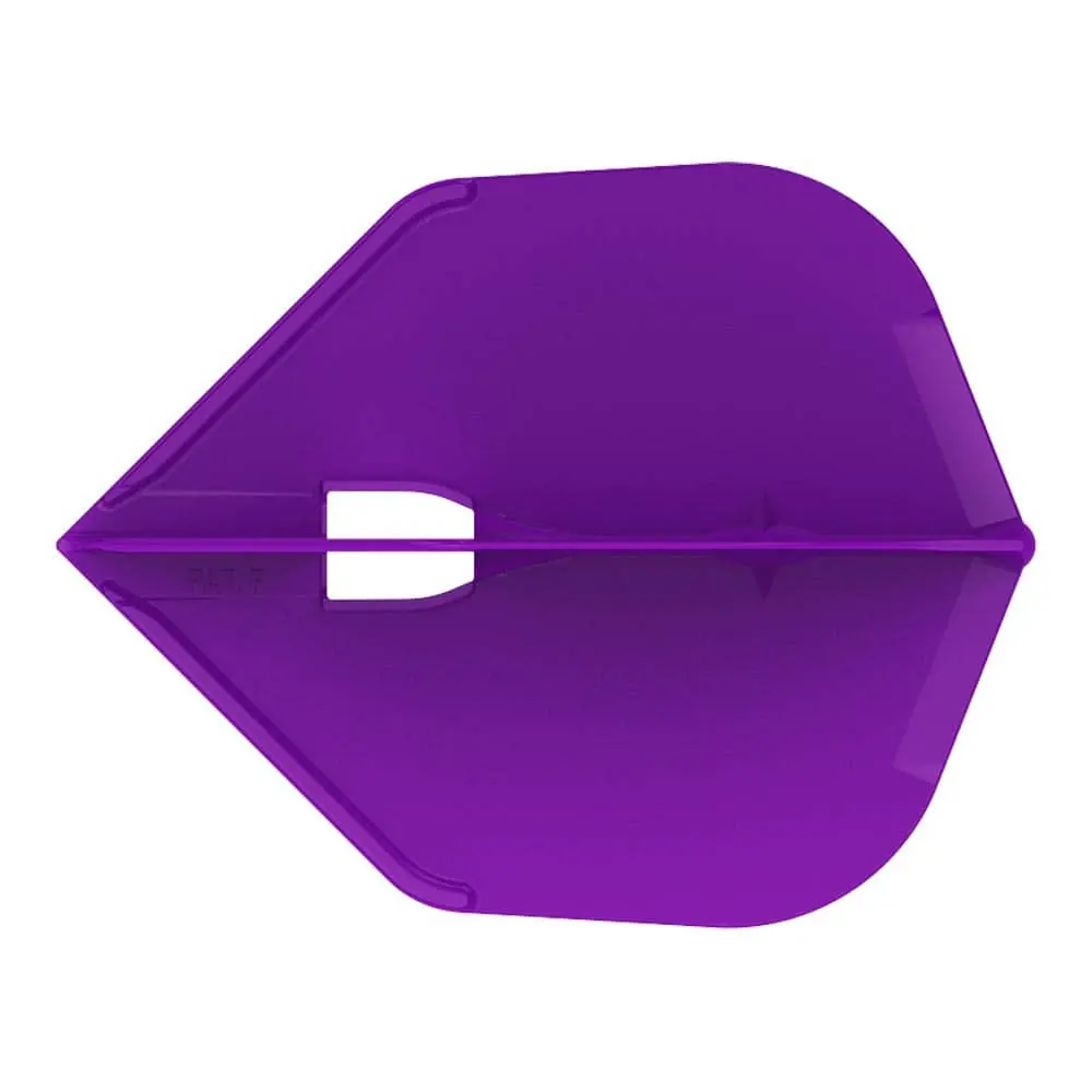 Plumas L-style Champagne Flights L3PRO Shape Deep Purple vista 2
