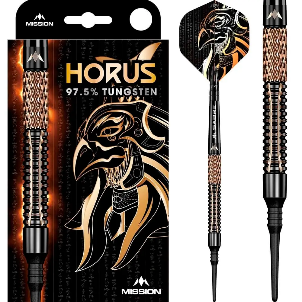 Dardos Mission Horus 97.5% Tungsteno 19g Profesionales vista 4