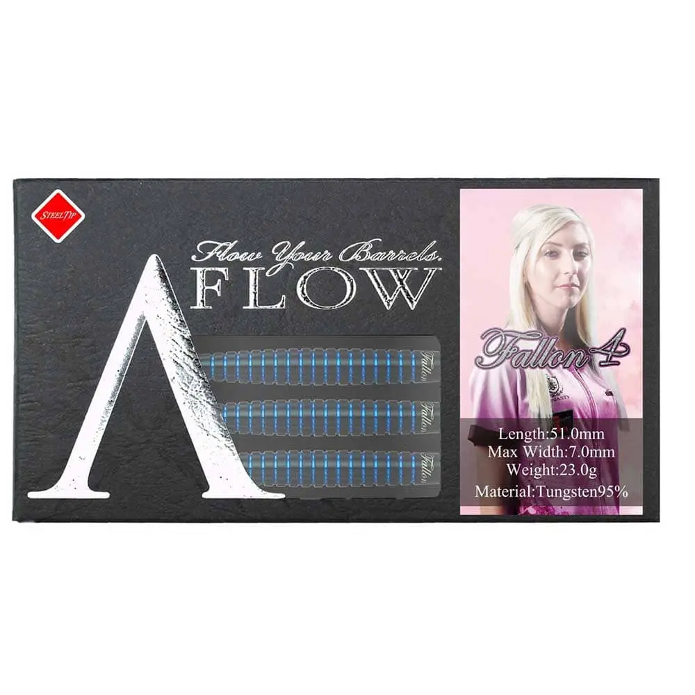 Dardos Dynasty Darts A-Flow Black Line Fallon Type X 4 MG 95% 23gr vista 3