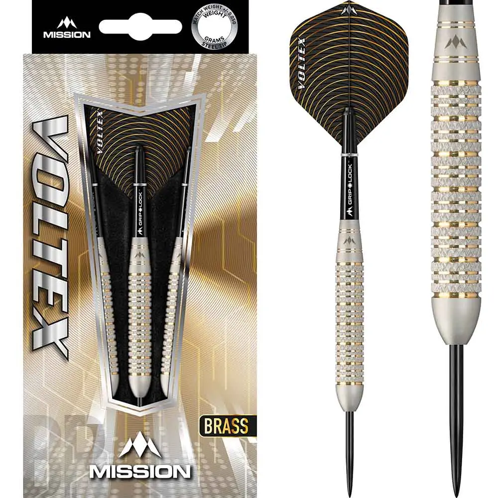 Dardos Voltex M2 Mission Laton Knurled 25g Punta AceroD1586 vista 3