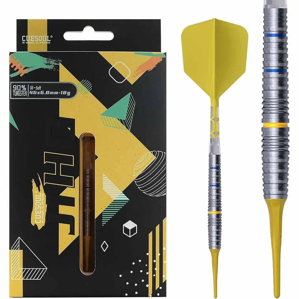 Dardos Cuesoul Jiho S6 Soft tip 90% Tungsteno 20g Profesionales