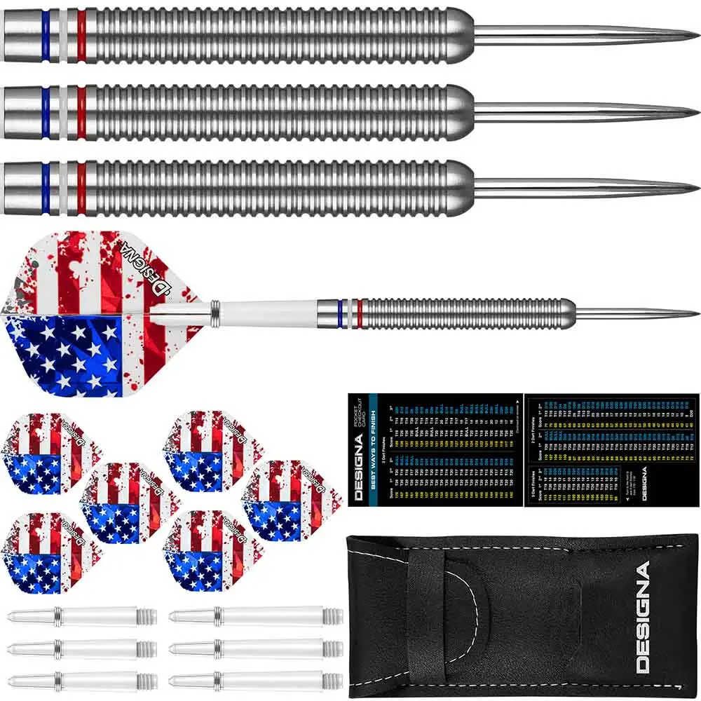 Dardos Designa Patriot X Darts Usa 90% 24gD0726 vista 3