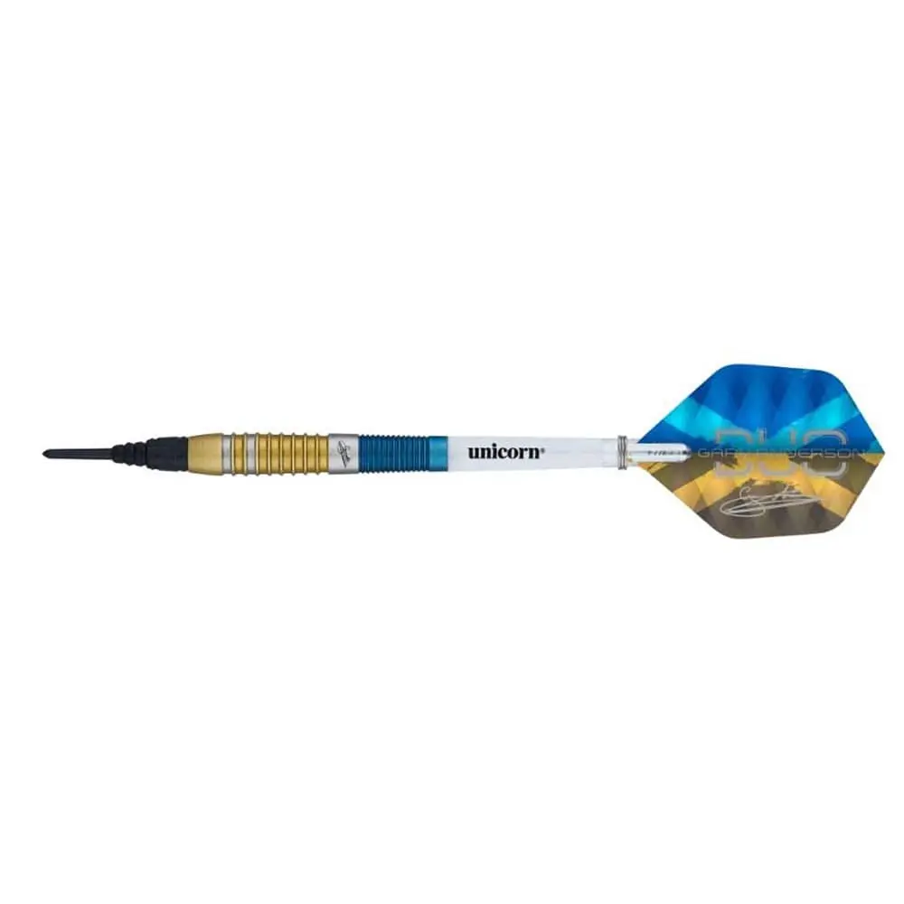 Dardos Unicorn Gary Anderson Duo 80% Tungsteno 18g Alto Rendimiento