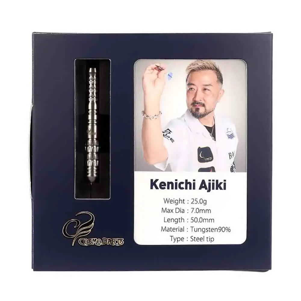 Dardos Cosmo Darts Kenichi Ajiki Steel 90% 25gr vista 4