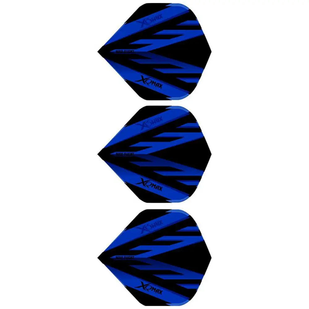 Plumas Flights XQMax Darts Standard Blue vista 3