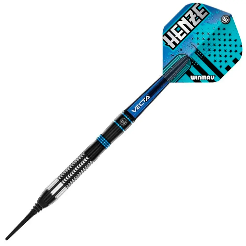 Dardos Winmau Rick Henze 21 90% Tungsteno 21g Profesionales vista 2