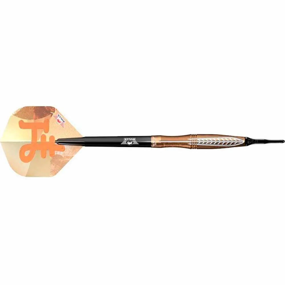 Dardos Bulls Darts Bronzo Flux P.Plastico 90% Tungsteno 18g Profesionales