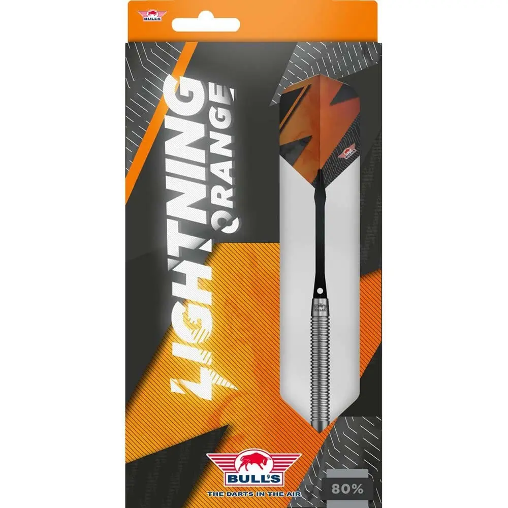 Dardos Bulls DE Lightning Orange 80% Tungsteno 18g Alto Rendimiento vista 5