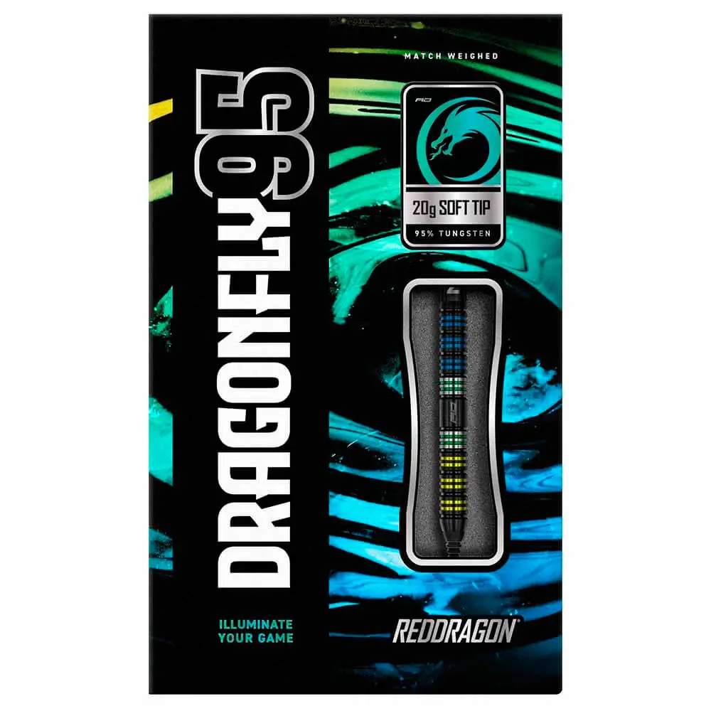 Dardos Red Dragon Dragonfly Parallel 95% Tungsteno 18g Profesionales vista 5