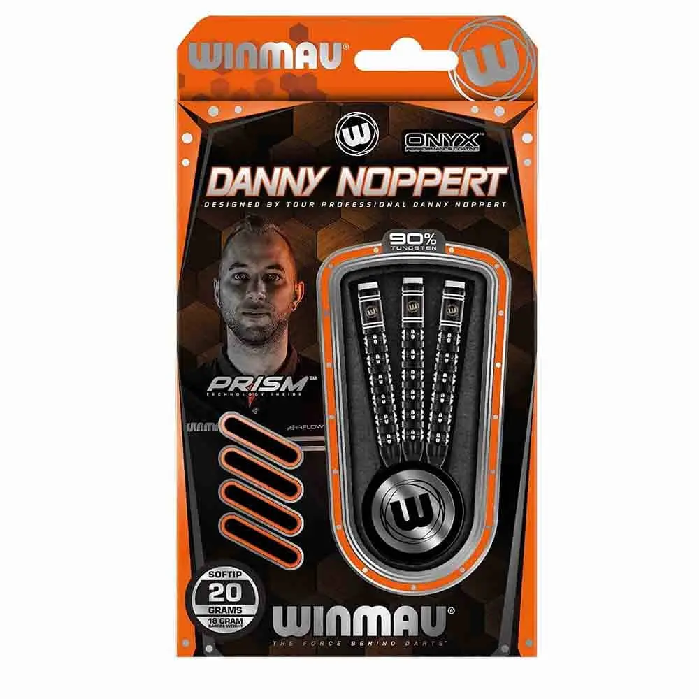 Dardos Winmau Darts Danny Noppert Freeze Edition 20 90% Tungsteno 20g Profesionales vista 3