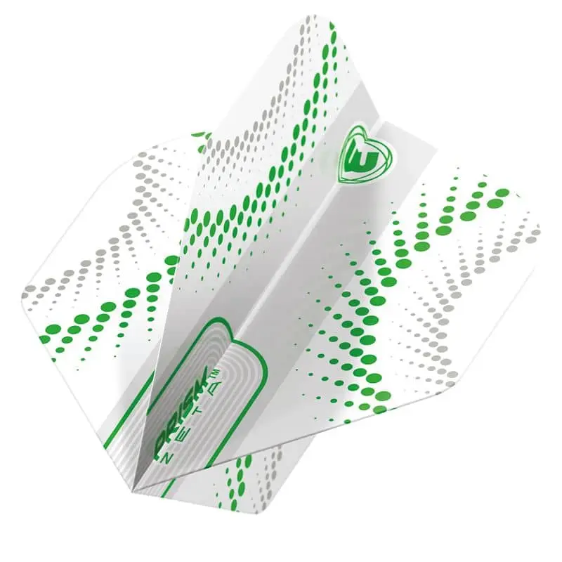 Plumas Winmau Darts Standard Prism Zeta White Green6915.314 vista 2