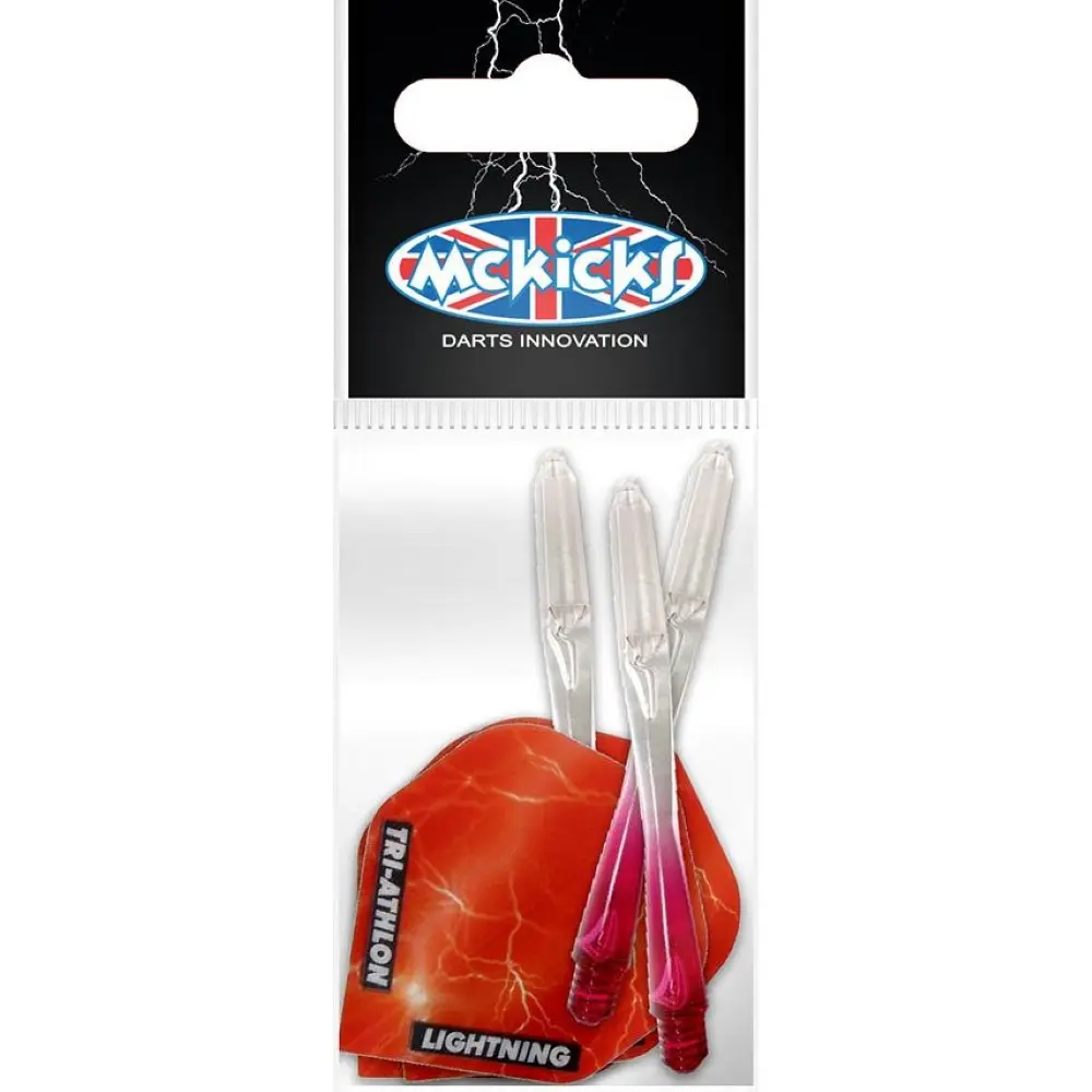 Sistema Cañas + Pluma Mckicks Thunder Lightning Red Flight Shaft SetMK-35101 vista 2
