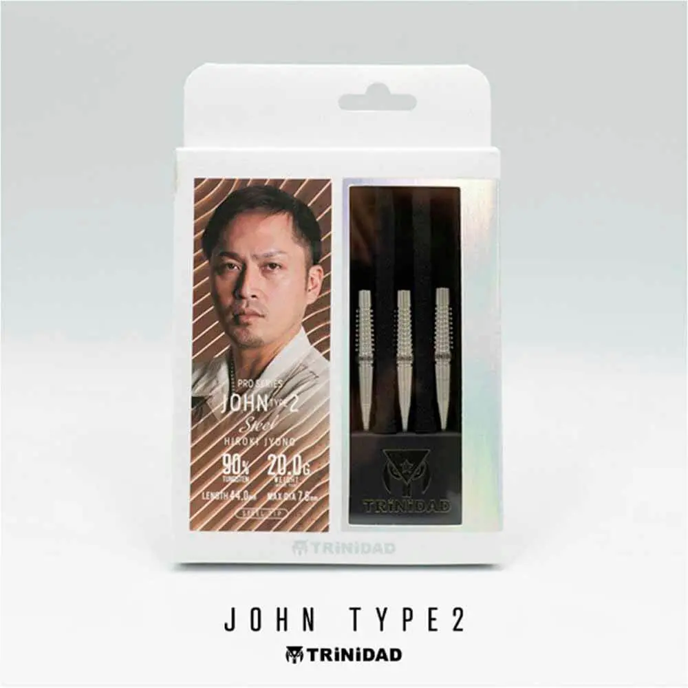 Dardos Trinidad Darts Pro John Type 2 20gr 90% vista 3