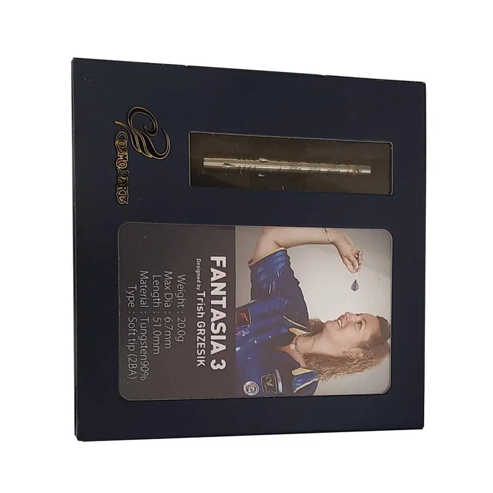 Dardos Cosmo Darts Fantasia 3 Trish Grzesik 90% Tungsteno 20g Profesionales vista 3
