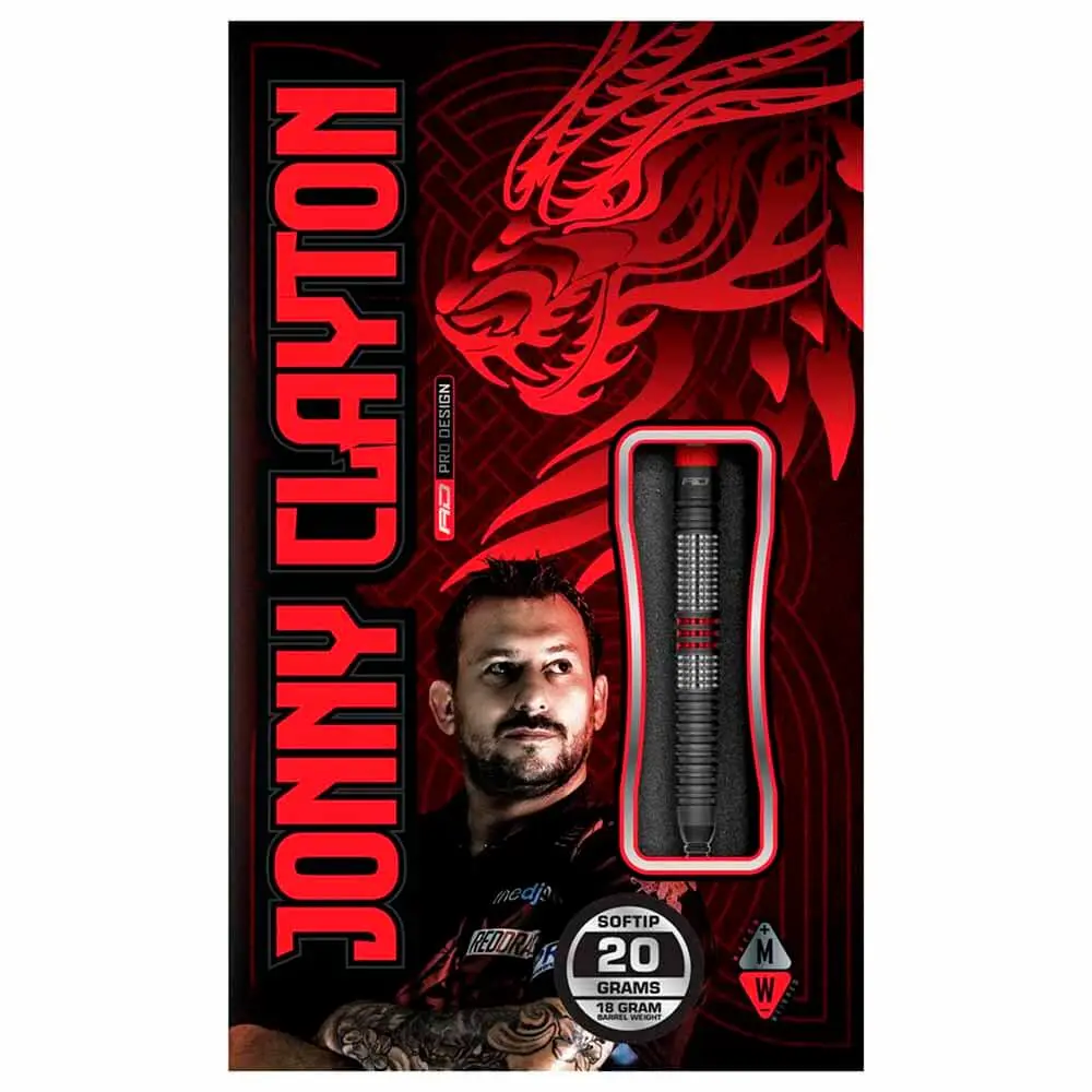 Dardos Red Dragon Jonny Clayton Hiraeth 90% Tungsteno 20g Profesionales vista 6