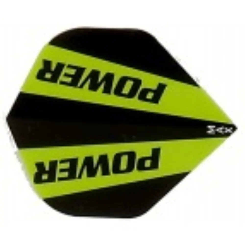Plumas Power Max Standard Logo Negra/VerdePX-110 vista 3