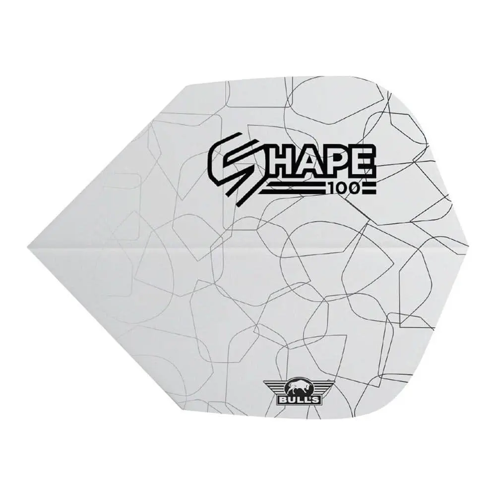 Plumas Bulls Darts Shape 100 White ShapeBU-50936 vista 2