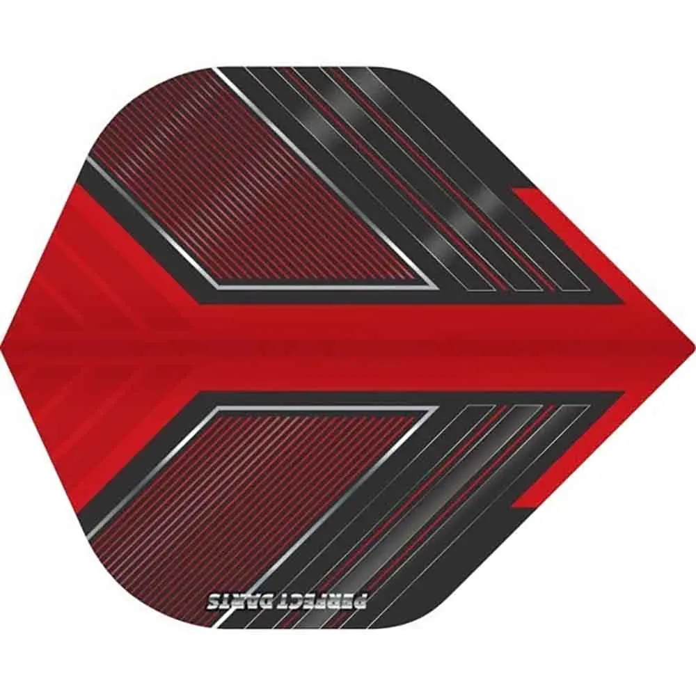 Plumas Perfect Darts Space Raider No2 Std Negra RojaF3246 vista 2