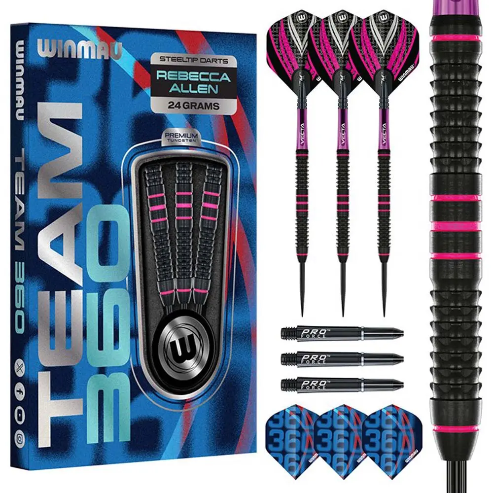 Dardos Winmau Team 360 Rebecca Allen P.Metal 90% 24gr1539.24 vista 2