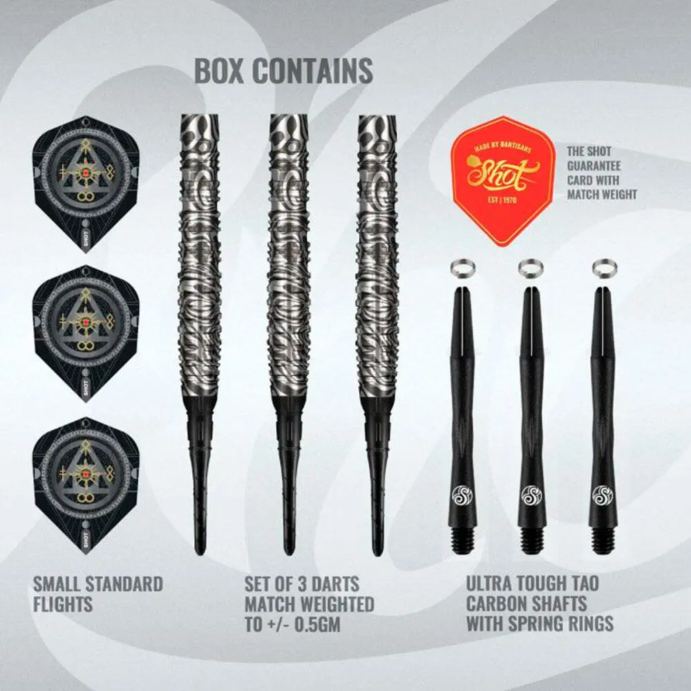 Dardos Shot Alchemy Runstil P.Plastico SH-A 90% Tungsteno 20g Profesionales vista 2