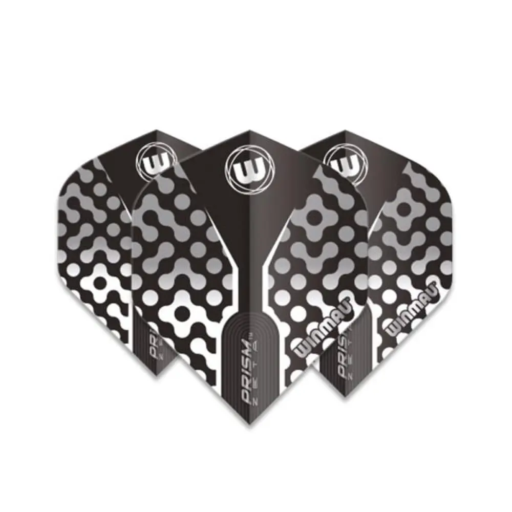 Plumas Winmau Darts Prism Zeta Black, Grey White Standard6915.311 vista 3
