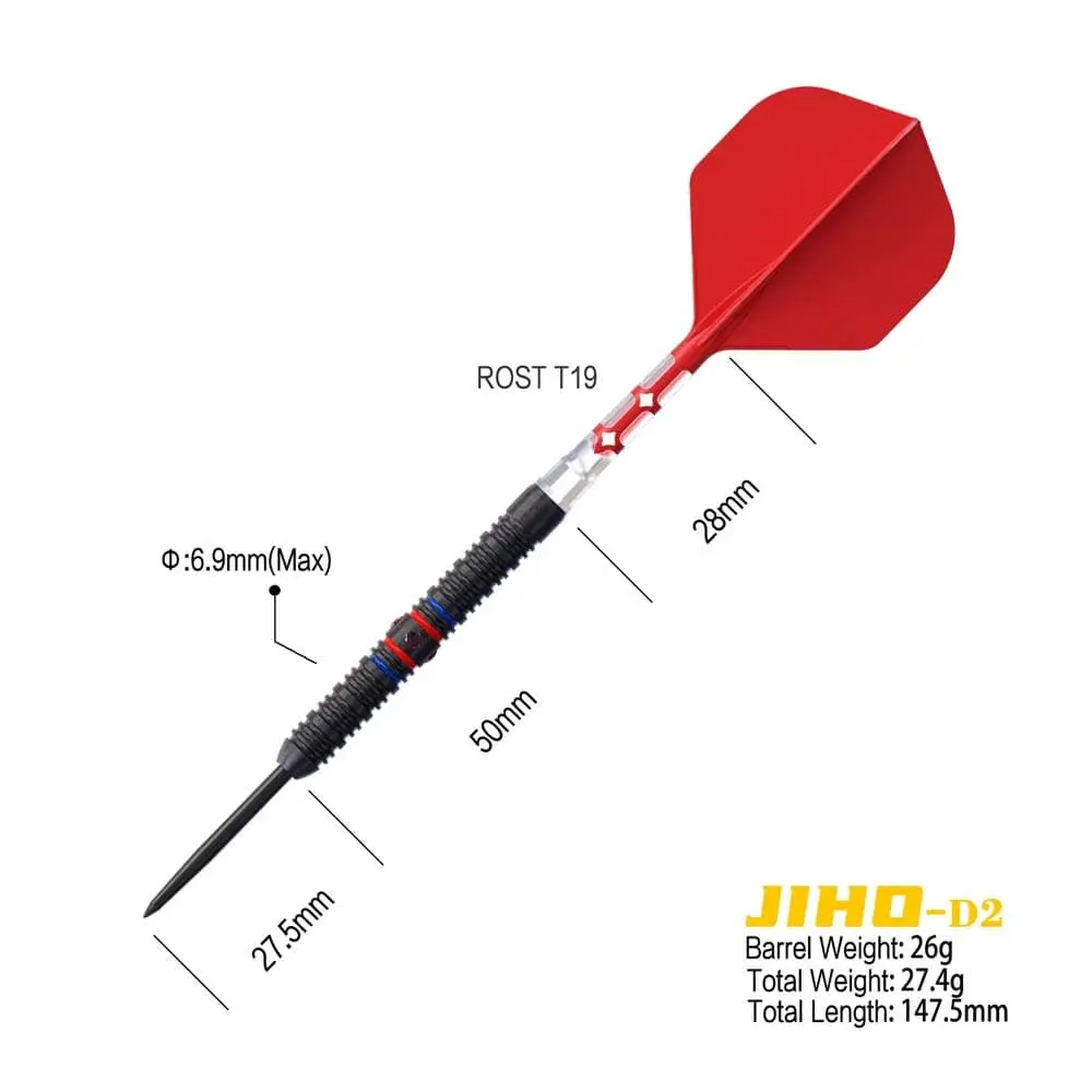 Dardos Cuesoul Jiho D2 Steel 90% 26gCSJH-90Y26 vista 2