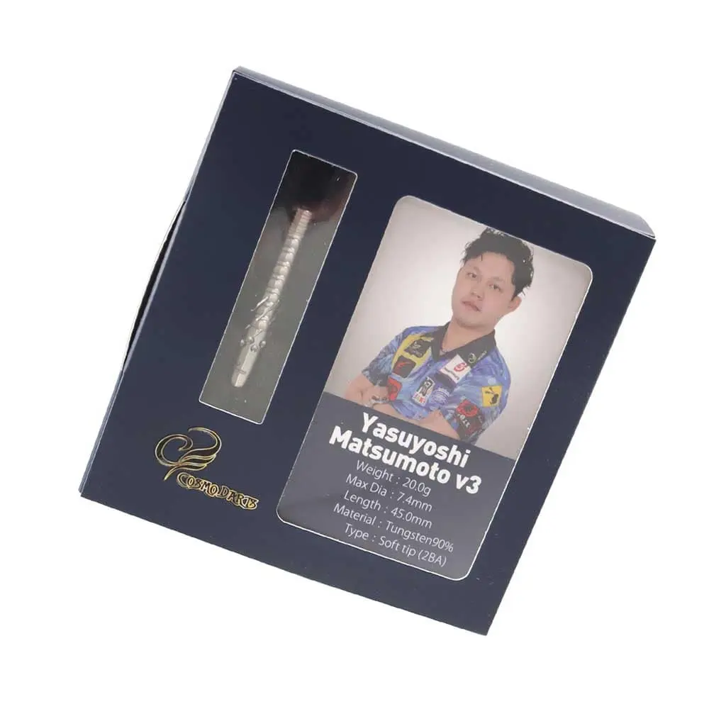 Dardos Cosmo Darts Yasuyoshi Matsumoto V3 90% Tungsteno 20g Profesionales vista 5