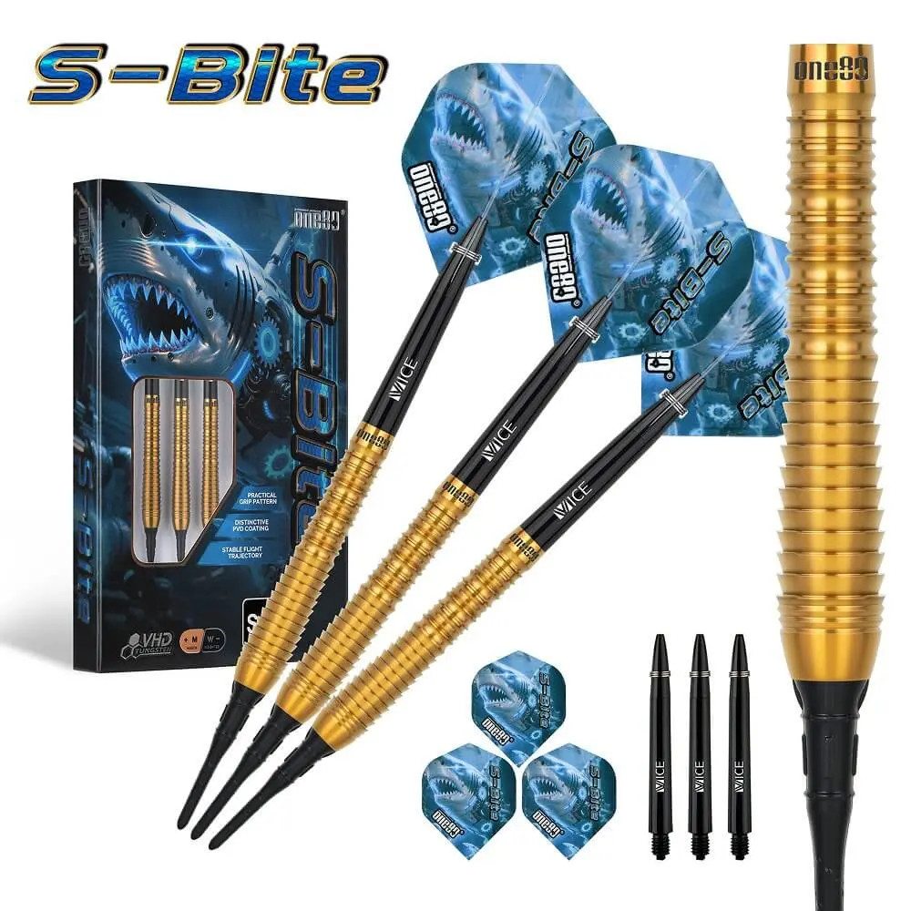 Dardos One80 Sbite- P.Plastico 90% Tungsteno 18g Profesionales vista 2