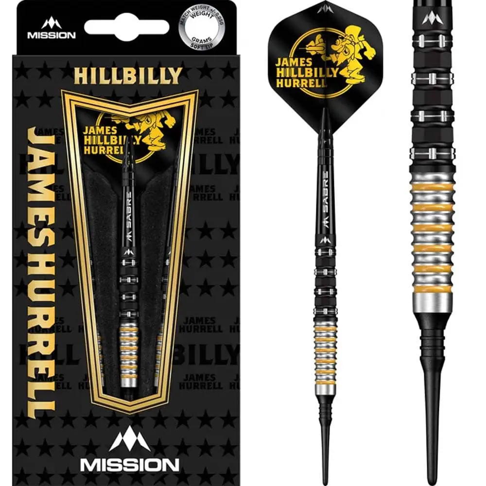 Dardos Mission James Hurrell V2 95% Tungsteno 20g Profesionales vista 2