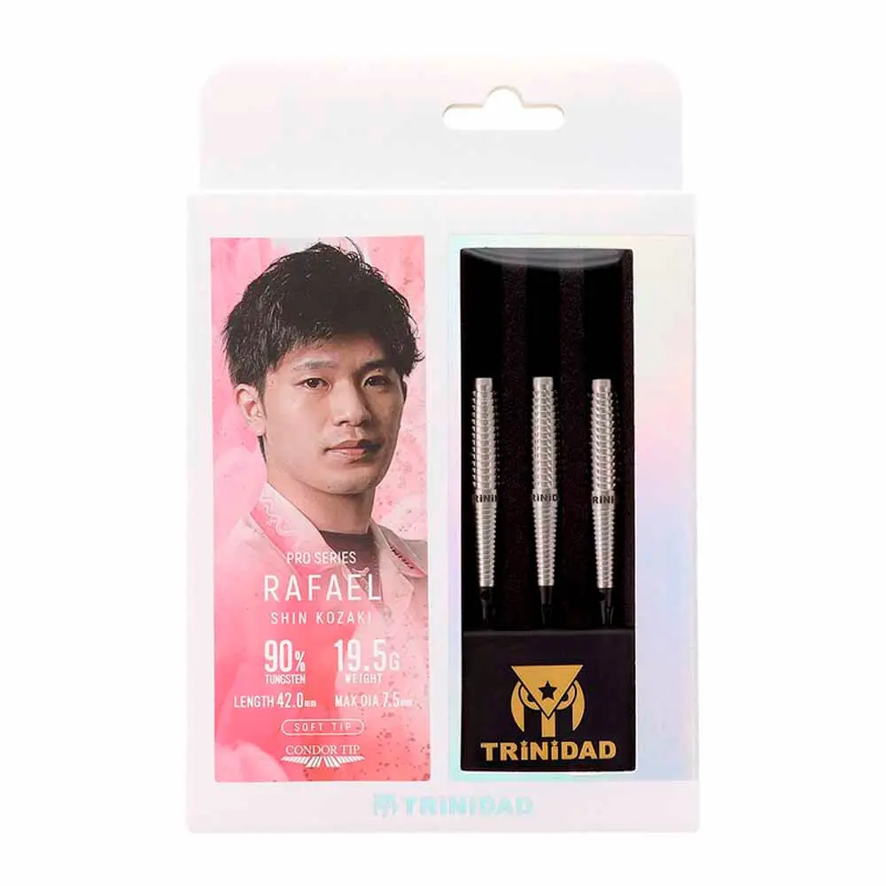 Dardos Trinidad Darts Rafael Kojima 90% Tungsteno 19.5g Profesionales vista 4