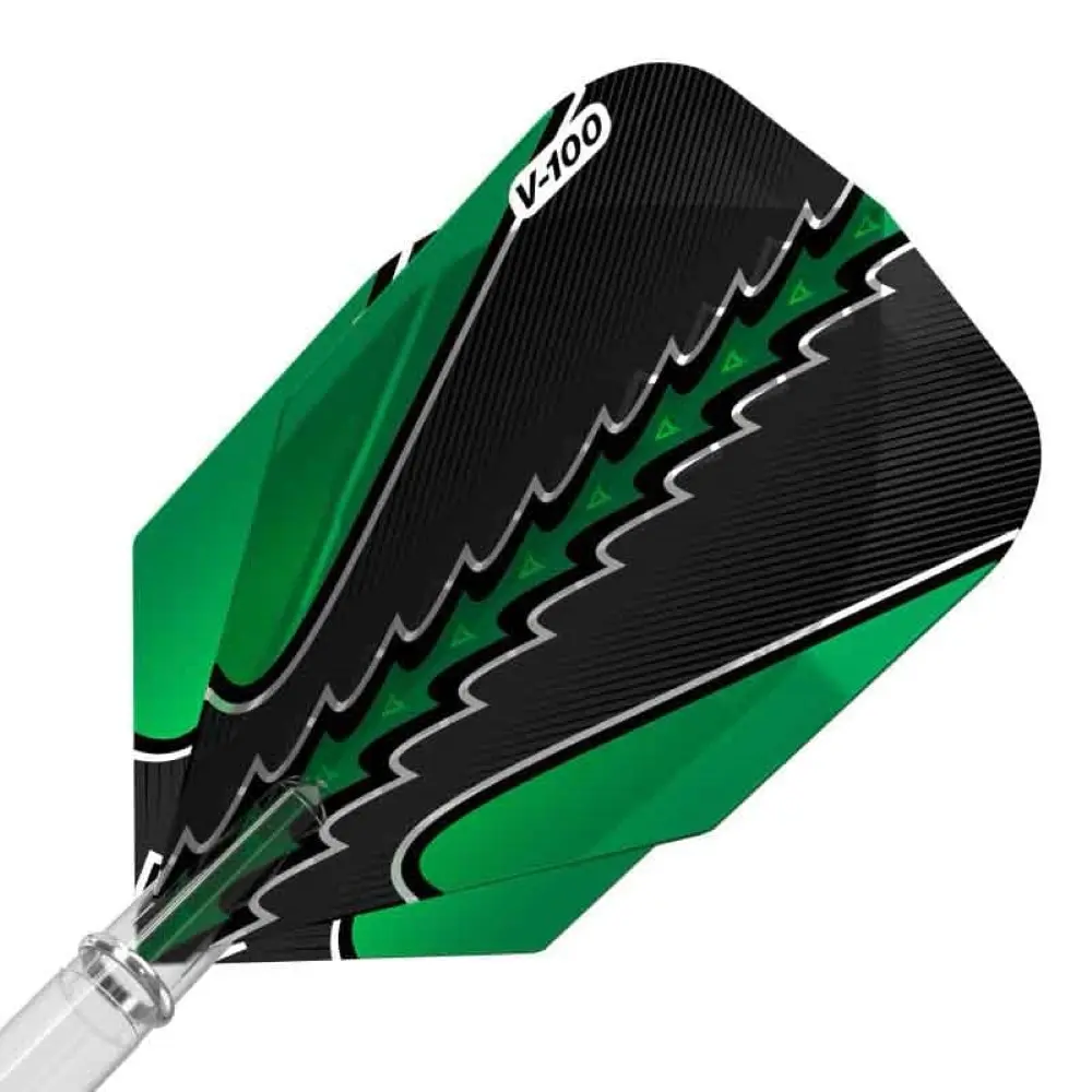 Pluma Dardos Viper Flights Black Flux Standard Green30-1823 vista 3
