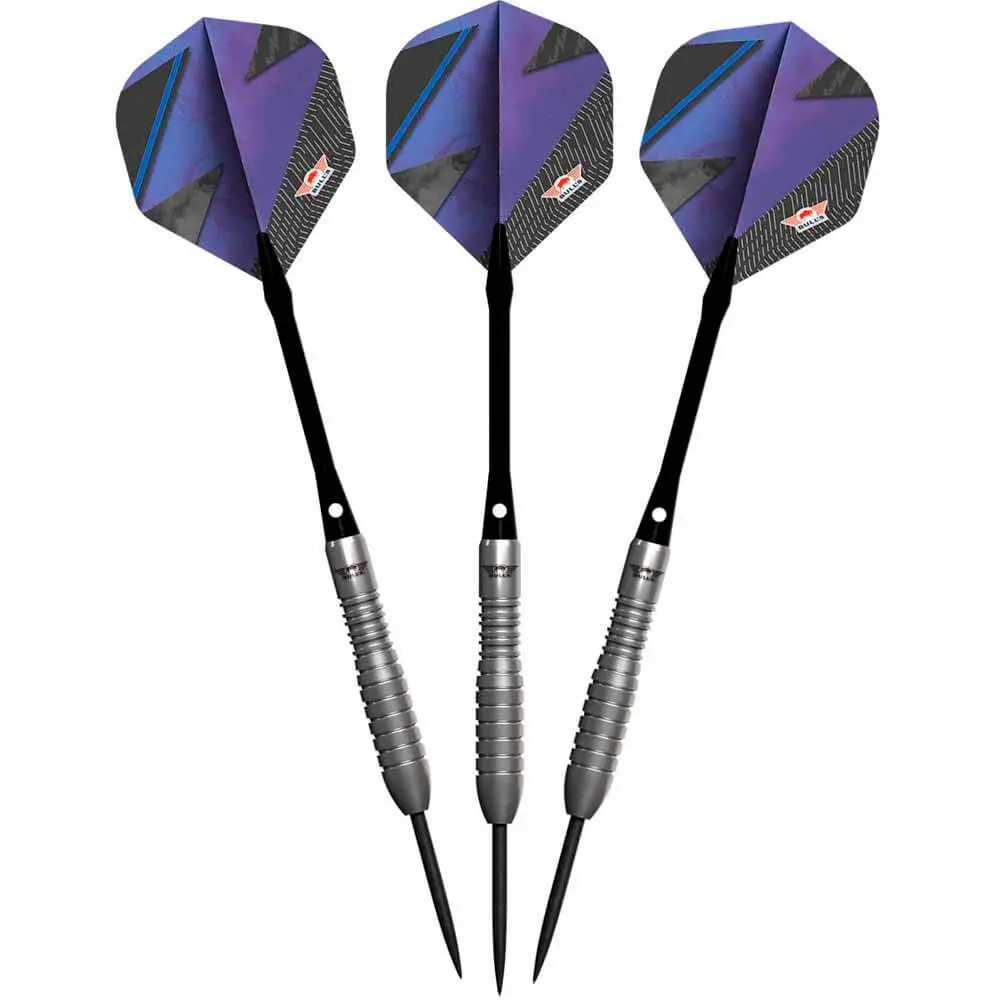 Dardos Bulls Darts Lightning Blue P.Metal 80% 22g vista 4