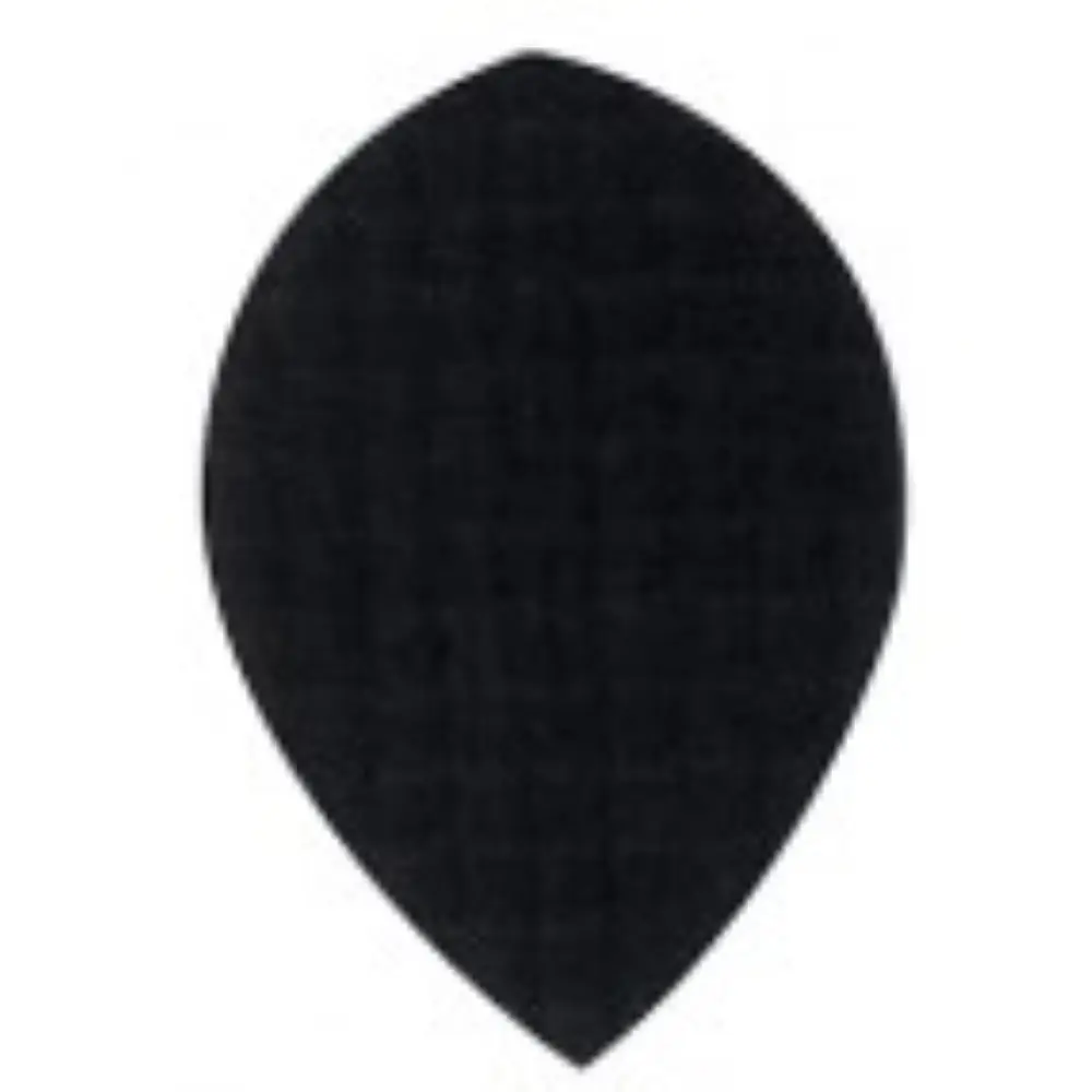 Plumas Tela Oval NegraF0591