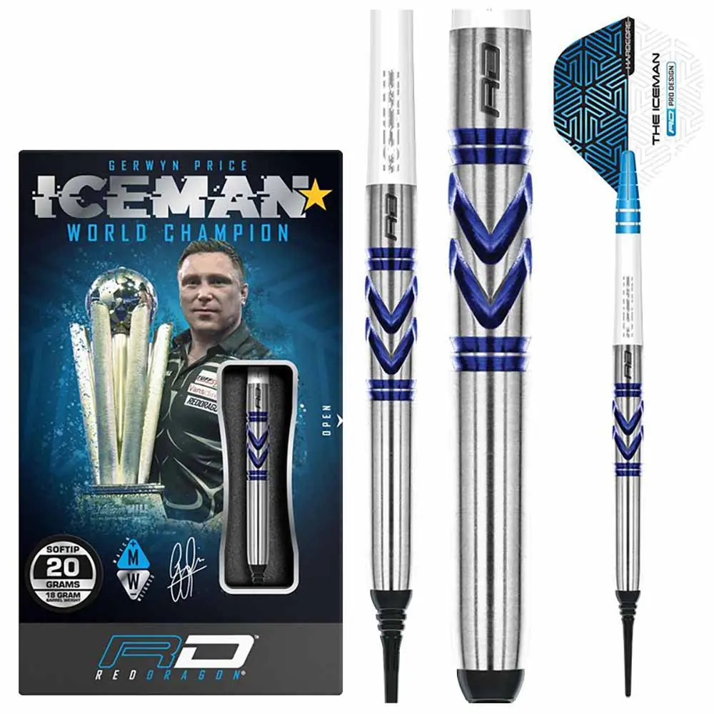 Dardos Red Dragon Gerwyn Price Avalache Pro 90% Tungsteno 20g Profesionales vista 3