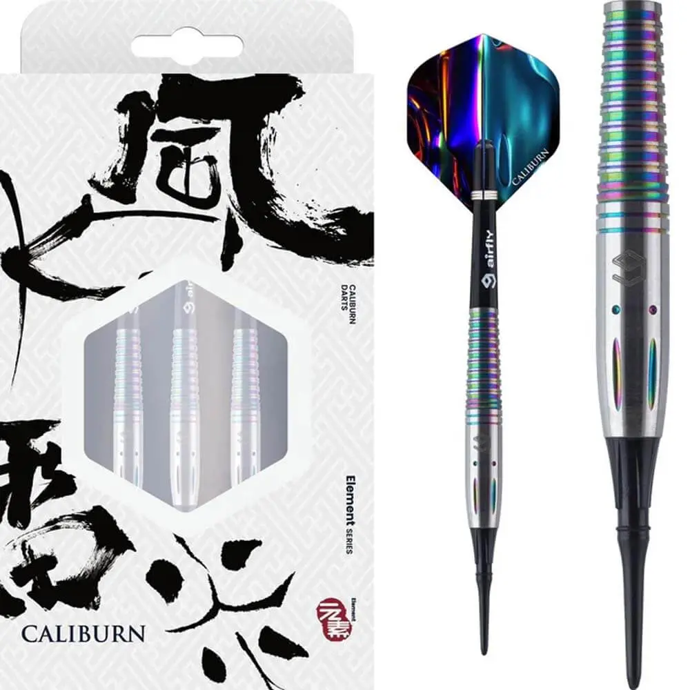 Dardos Caliburn Element Wind 90% Tungsteno 17.5g Profesionales vista 4