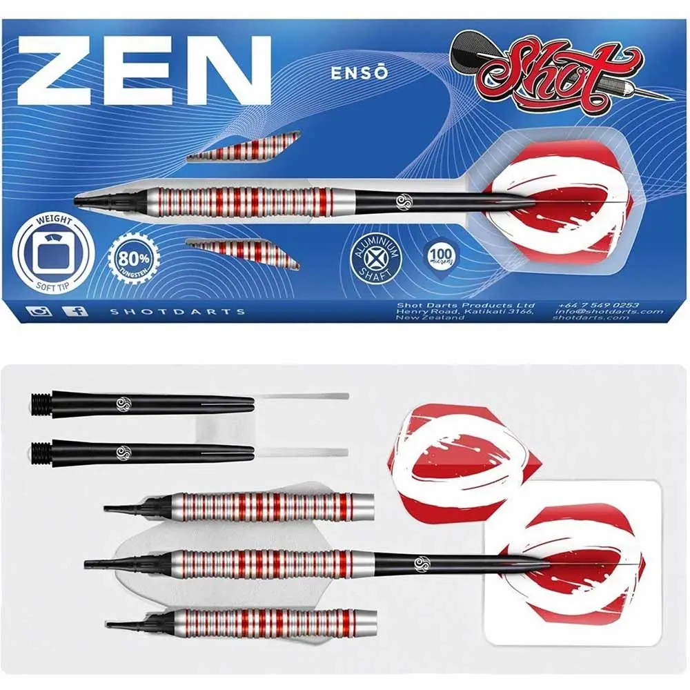 Dardos Shot Zen Enso 80% Tungsteno 20g Alto Rendimiento vista 5