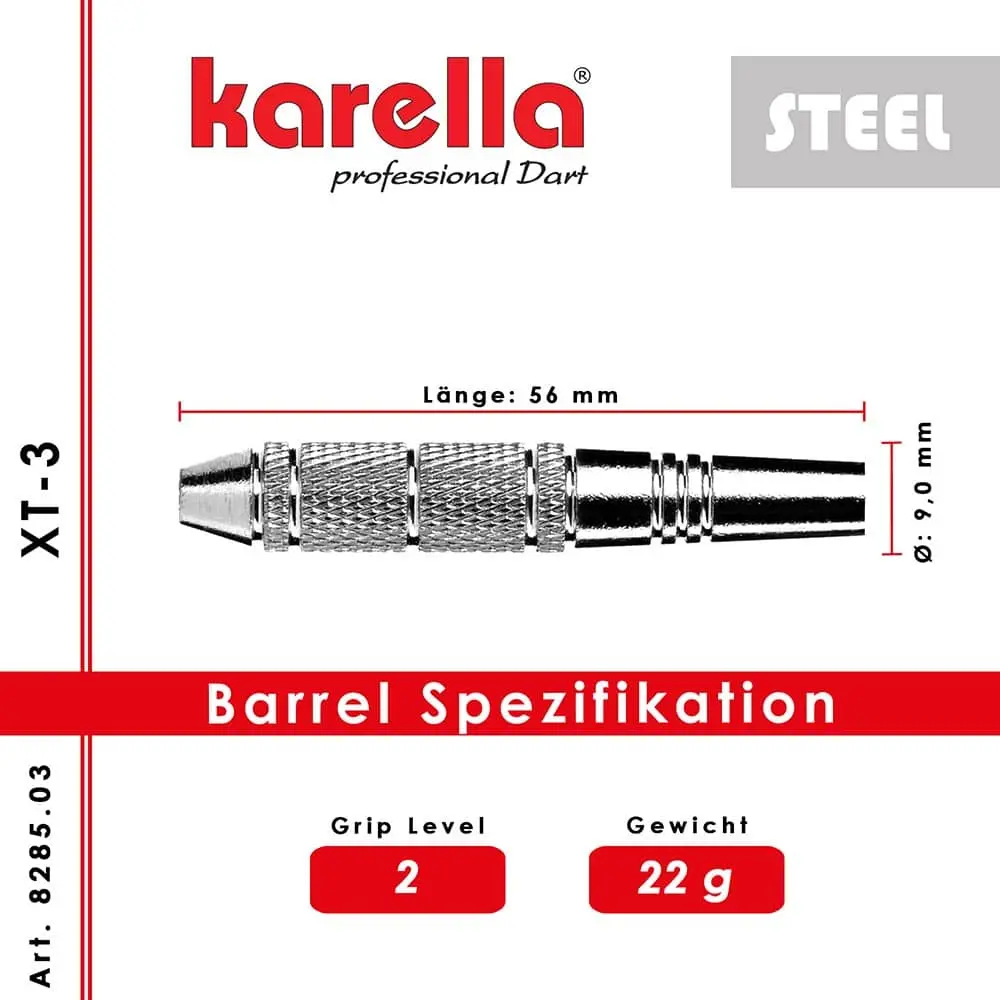 Dardos Karella XT 3 Serie Laton 90% 22g.03 vista 5