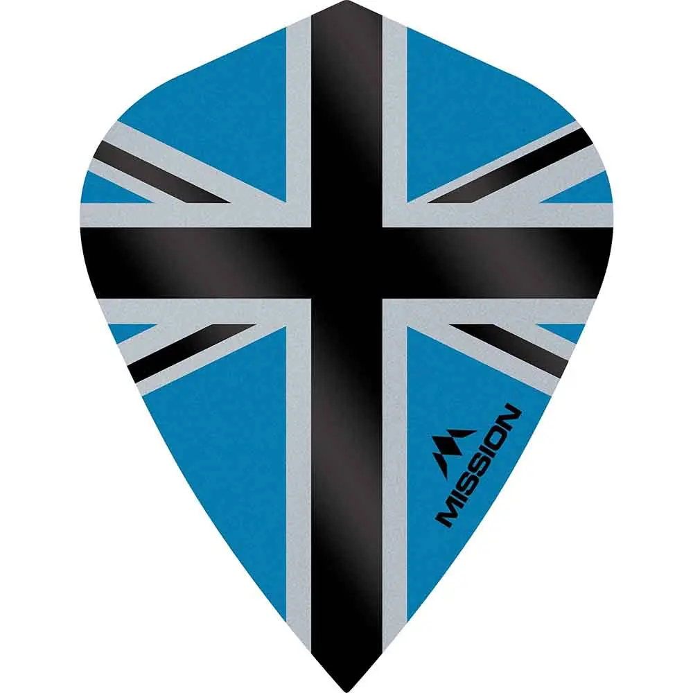 Plumas Mission Darts Kite Alliance-X Union Jack Negro AzulF3112