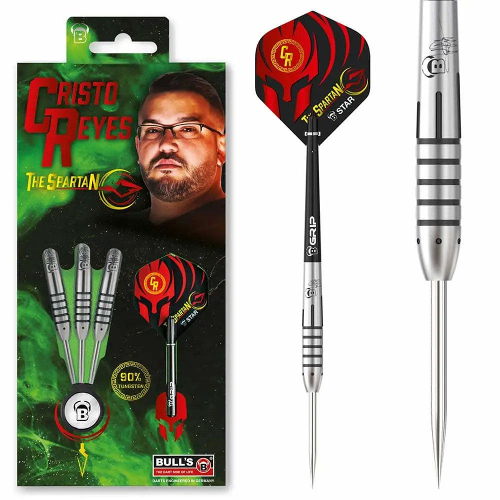 Dardos Bulls Darts DE Cristo Reyes The Spartan 23g 90%14213 vista 2