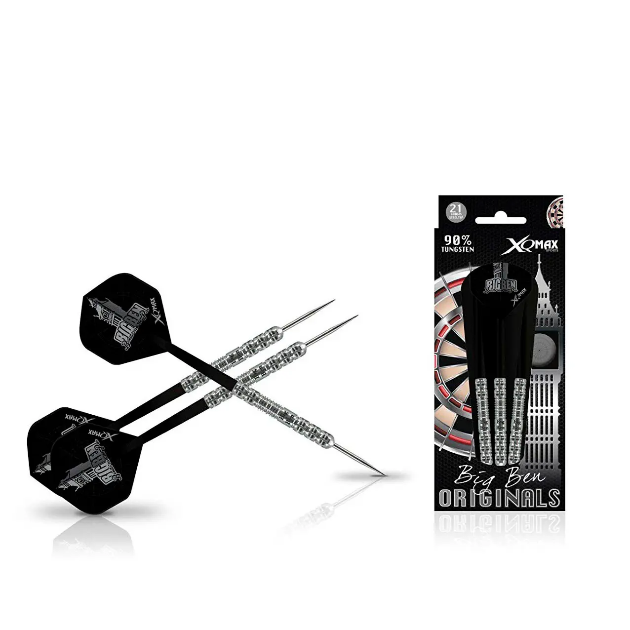 XQmax Sports Dardos Big Ben Originals 21g 90%QD1004010 vista 6