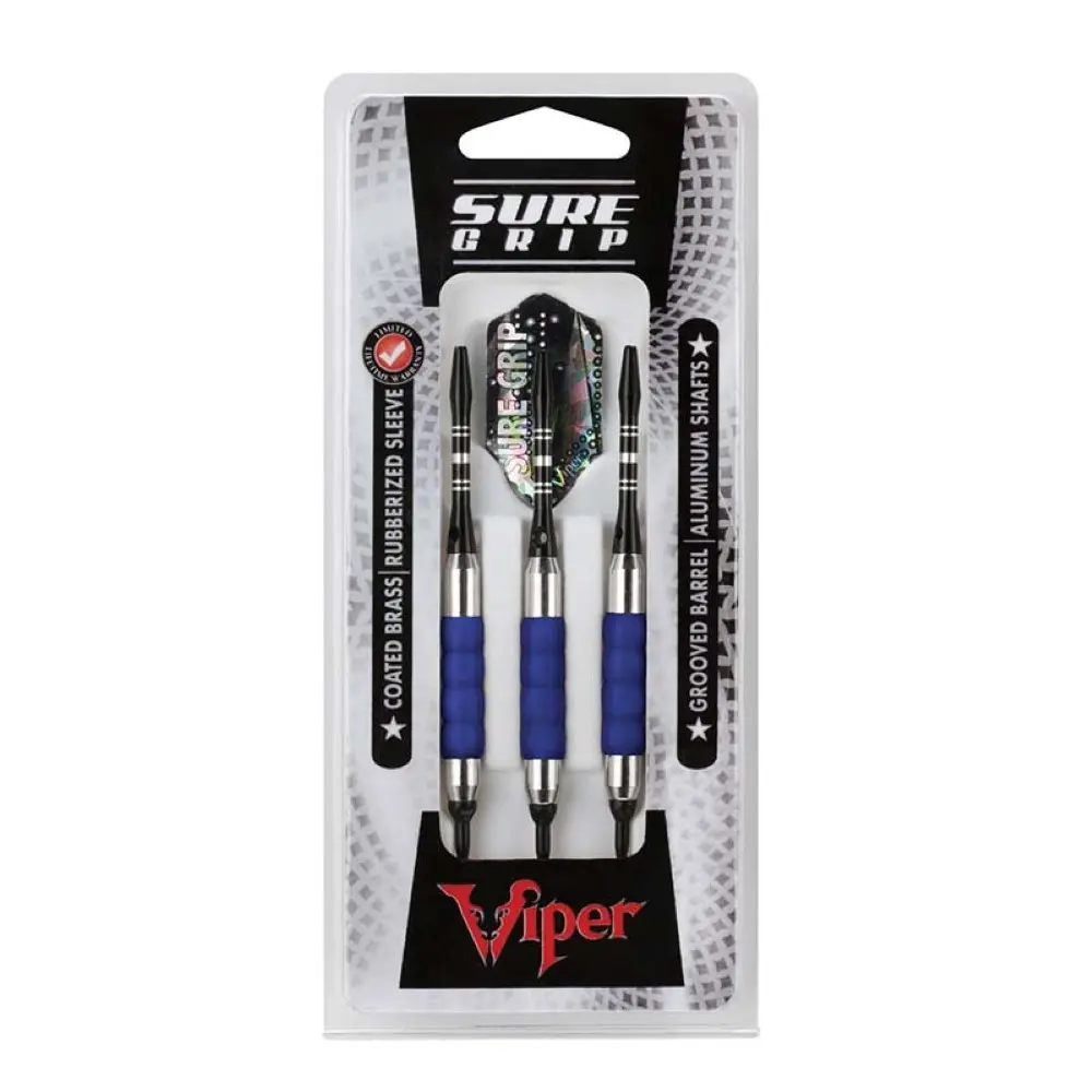 Dardos Viper Sure Grip Blue Brass 20--18 Latón Iniciación vista 3